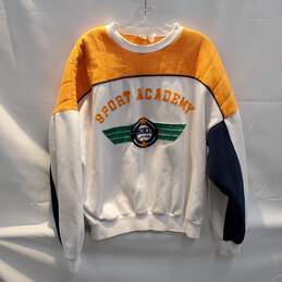 Vintage Nike Sport Academy Pullover Crewneck Sweater Size L