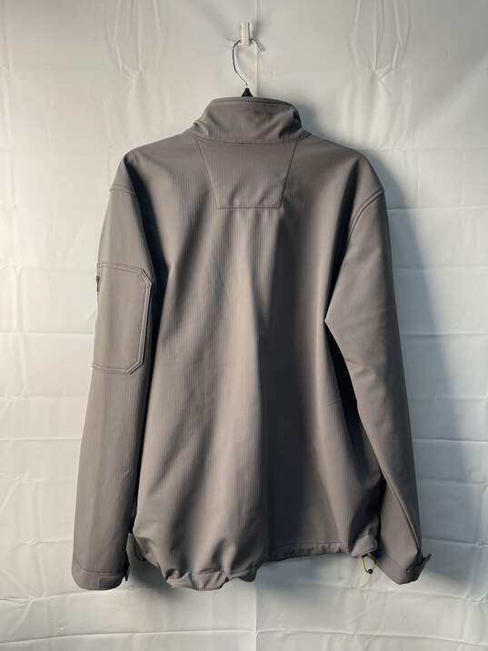 Carhartt Men's Gray Nylon Utility Jacket Size L image number 2