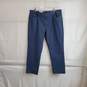 English Factory Blue Cotton Straight Leg Pant MN Size 38x30 NWT image number 1