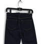 Womens Blue Denim Dark Wash 5-Pocket Design Skinny Leg Jeans Size 26 image number 4