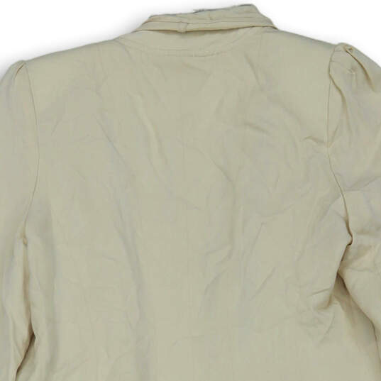 NWT Womens Khaki Long Sleeve Pockets Open Front Blazer Size Medium image number 4