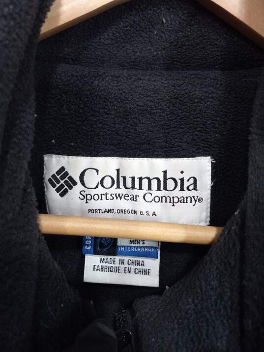 Columbia Black Puffer Jacket Men's Size XL image number 2