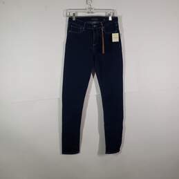 NWT Womens Dark Wash 5-Pockets Design Denim Cheville Ankle Jeans Size 8/29