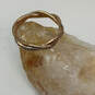 Designer Pandora Gold-Tone Cubic Zirconia Sparkling Twisted Lines Band Ring image number 1