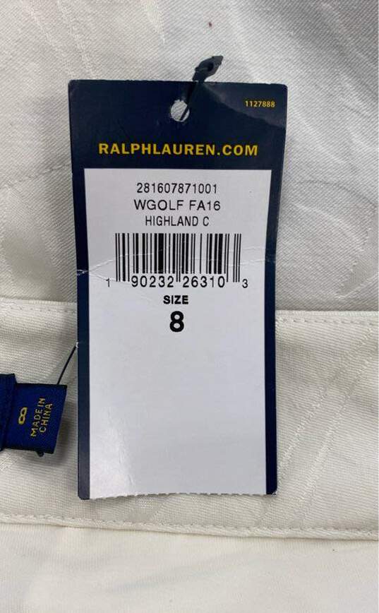 POLO Golf Ralph Lauren White Skort - Size 8 image number 7