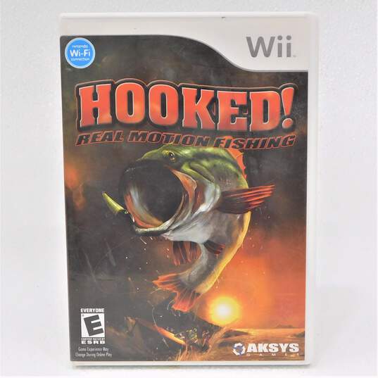Nintendo Wii Hooked! Real Motion Fishing! CIB image number 1