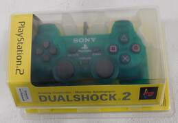 `Sony PS2 Emerald Green Controller New