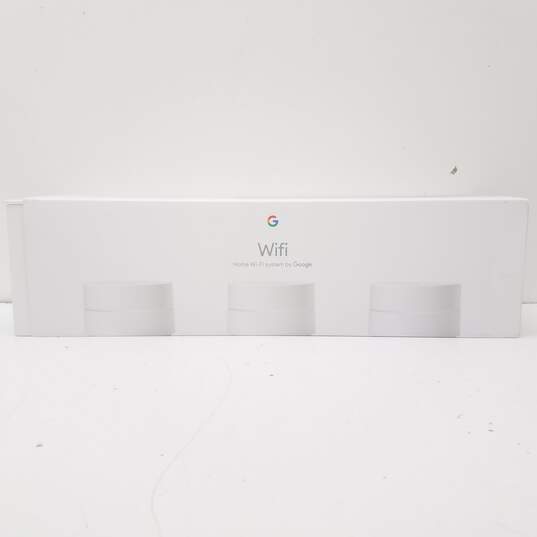 Google Home Wi-Fi System-3 AC1200 Routers And Power Cables image number 1