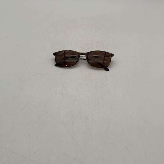 Ray Ban Mens Brown Tortoise Thin Frame Lightweight Wayfarer Sunglasses image number 1