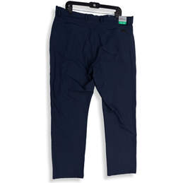 NWT Mens Blue Flat Front 5-Pocket Design Straight Leg Ankle Pants Sz 38X30 alternative image