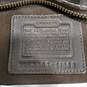 Women's Coach Signature Metallic and Brown Studded Shoulder Tote Purse image number 5