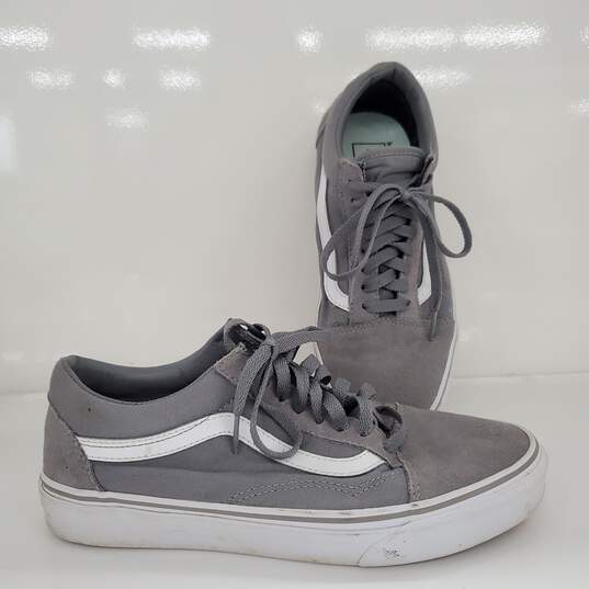 Vans Old Skool Frost Grey Sneaker Shoes Size 7m/8.5w image number 1