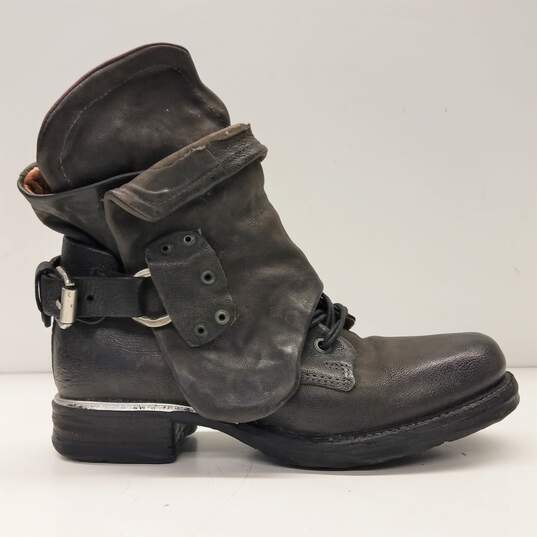 A.S. 98 Simon Leather Fold Boots Smoke 5.5 image number 2