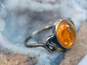 Artisan Sterling Silver Amber Jewelry 15.0g image number 7