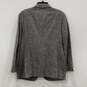 Mens Gray Long Sleeve Pockets Single Breasted Two Button Blazer Size 52 R image number 2