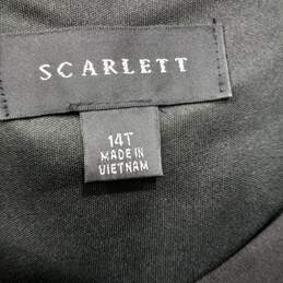 Scarlett Women's Black Dress Size 14T alternative image