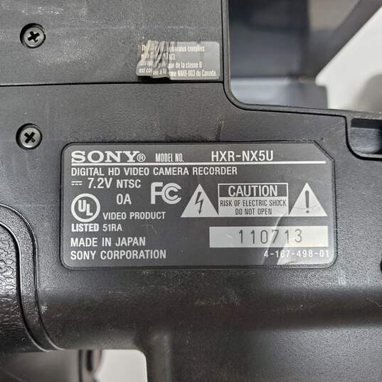 Sony NXCam HXR-NX5U MPEG2 SD Professional Camcorder 20X Optical Zoom image number 7