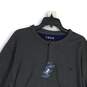NWT IZOD Mens Gray Henley Neck Long Sleeve Pullover T-Shirt Size XXL image number 3