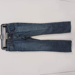 Women's Straight Leg Blue Jeans Sz 2L