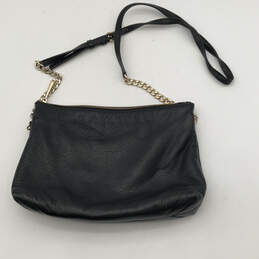 Womens Black Gold Inner Pockets Adjustable Strap Zipper Crossbody Bag alternative image