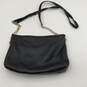 Womens Black Gold Inner Pockets Adjustable Strap Zipper Crossbody Bag image number 2