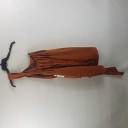 Gia/Irl Women Copper Sleeveless Dress L NWT alternative image