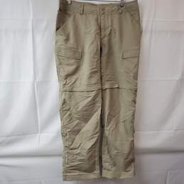 The North Face Beige Hiking Convertible Pants Women's 14 Long NWT