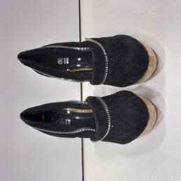Kvoll Women's Black Platform Heel Shoes Size 35