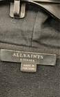 All Saints Women Black Long Hoodie - Size X Small image number 3