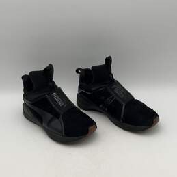 Mens Fierce Core Black Low Top Slip-On Running Sneaker Shoes Size 7.5