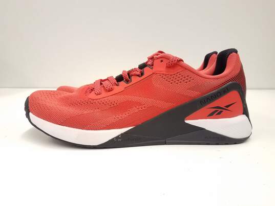Reebok Nano X1 Cross Trainer Orange Knit Sneakers Men's Size 11.5 image number 4