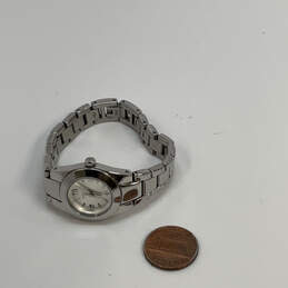 Designer Relic ZR34206 Silver-Tone Round Dial Chain Strap Analog Wristwatch
