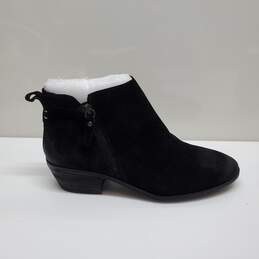 Vince Camuto Tricera Black Suede Ankle Boots Booties Side Zip Women's sz 8.5 alternative image