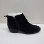 Vince Camuto Tricera Black Suede Ankle Boots Booties Side Zip Women's sz 8.5 image number 2