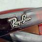 Ray Ban Womens Brown Full Rim UV Protection Square Sunglasses with Case image number 5