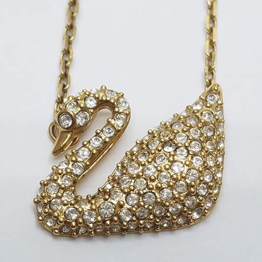 Swarovski Crystal Gold Tone/Silver Tone Assorted Jewelry Bundle 2pcs. 22.7g image number 3