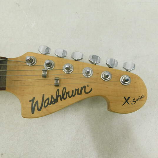 Washburn Brand X-Series Model Silver Electric Guitar (Parts and Repair) image number 7