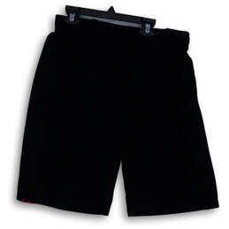 Womens Black Side Stripes Elastic Waist Pull-On Athletic Shorts Size S alternative image