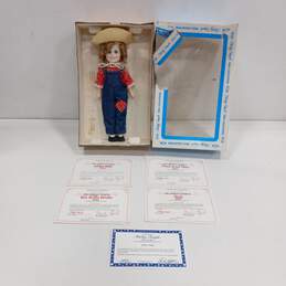 Vintage Ideal Porcelain Shirley Temple Doll w/Box