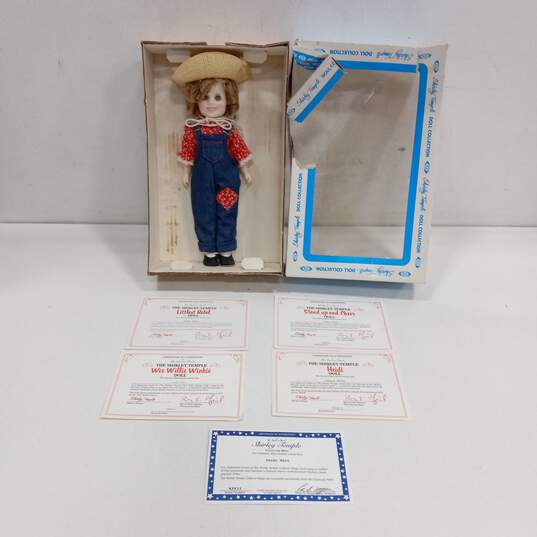 Vintage Ideal Porcelain Shirley Temple Doll w/Box image number 1
