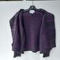 Keren Hart Women's Purple Wool Double Breasted Pea Coat Jacket Size S image number 3