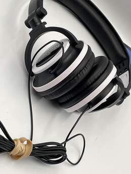 Techcom Black Blue Pointy Cat Ears Wired LED Headphones E-0503733-E alternative image