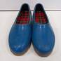 Womens Blue Round Toe Slip On Waterproof Comfort Flat Garden Shoes Size 7 image number 1