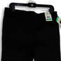 NWT Womens Black Denim Dark Wash Five Pocket Design Ankle Jeans Size 12 image number 4