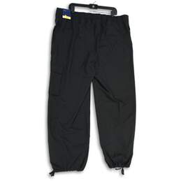 NWT Old Navy Womens Black Drawstring High Rise Tapered Leg Cargo Pants Size XL alternative image