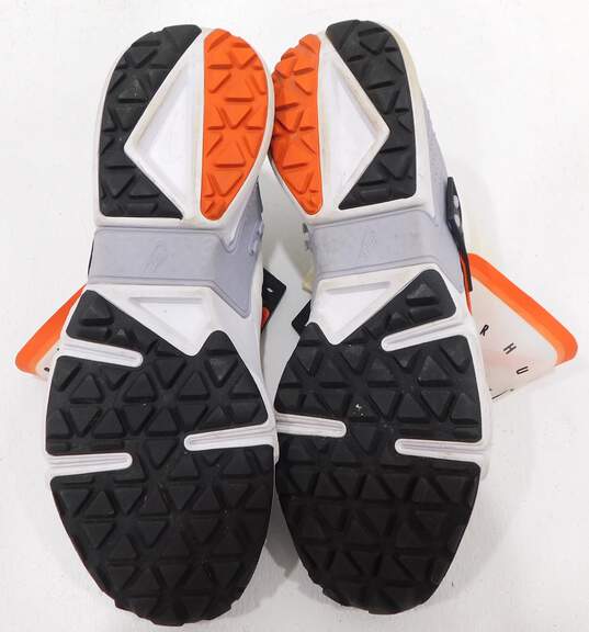 Nike Air Huarache Gripp Sail Team Orange Men's Shoes Size 14 image number 5