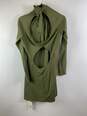 Fablectics Women Green Back Twist Dress M NWT image number 2