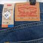 Levi's 541 Athletic Taper All Seasons Tech Thermal Comfort Stretch Blue Jeans Size 32 x 34 image number 4