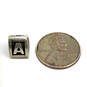 Designer Pandora 925 ALE Sterling Silver A Alphabet Letter Beaded Charm image number 1