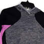 Womens Multicolor Heather Long Sleeve Hooded Pullover Sweatshirt Size Small image number 3